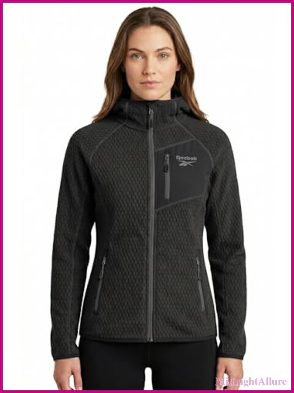Lightweight Zip-Up Fleece Jacket with Pockets